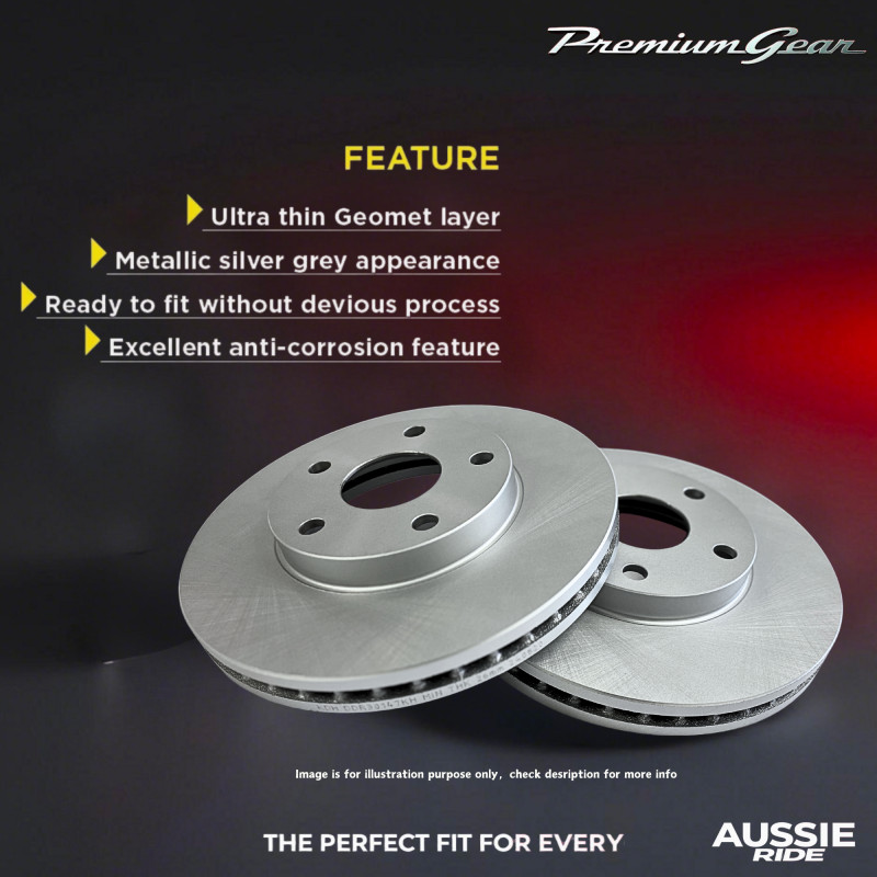 Pair Rear Disc Rotors+Brake Pads 280mm for Audi S4 8W2 B9 2008-2024