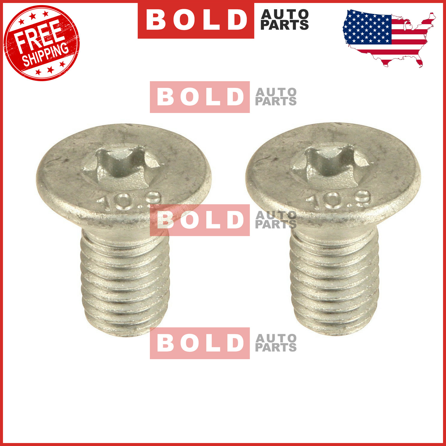 2 PACK – Brake Disc Rotor Retaining Screw for Mini Cooper – 07 13 6 772 426