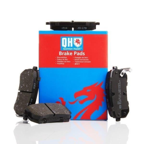 QH Rear Solid Discs Pair & Rear Pads Braking Set Fits Hyundai i10 Kia Picanto