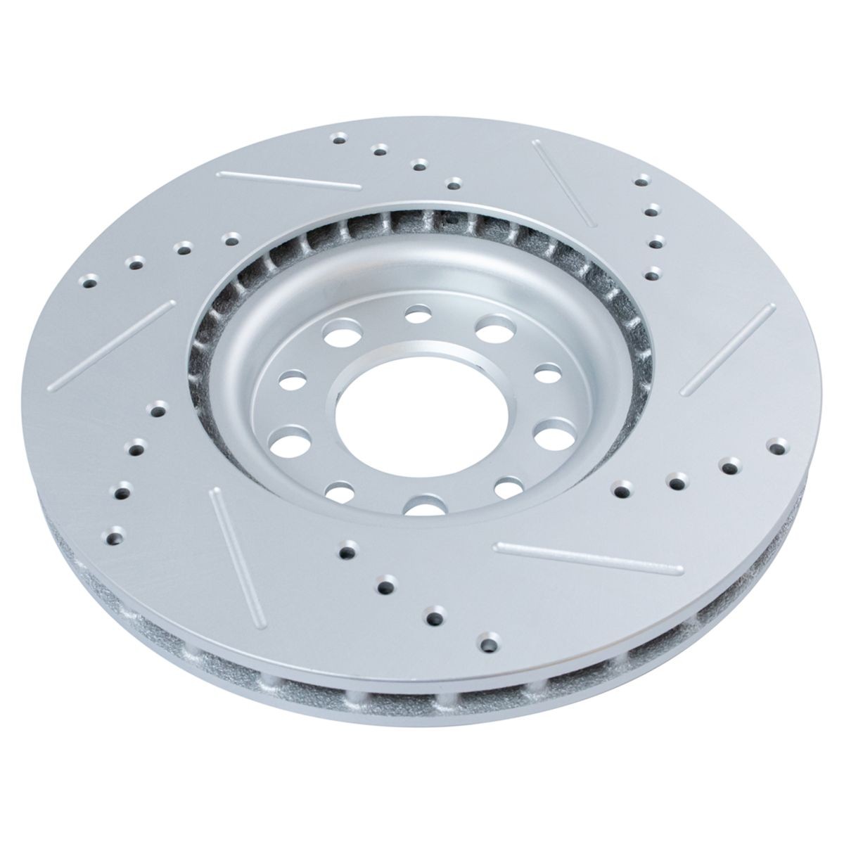 Performance Brake Rotor Drilled Slotted & Posi Ceramic Pad Front Kit