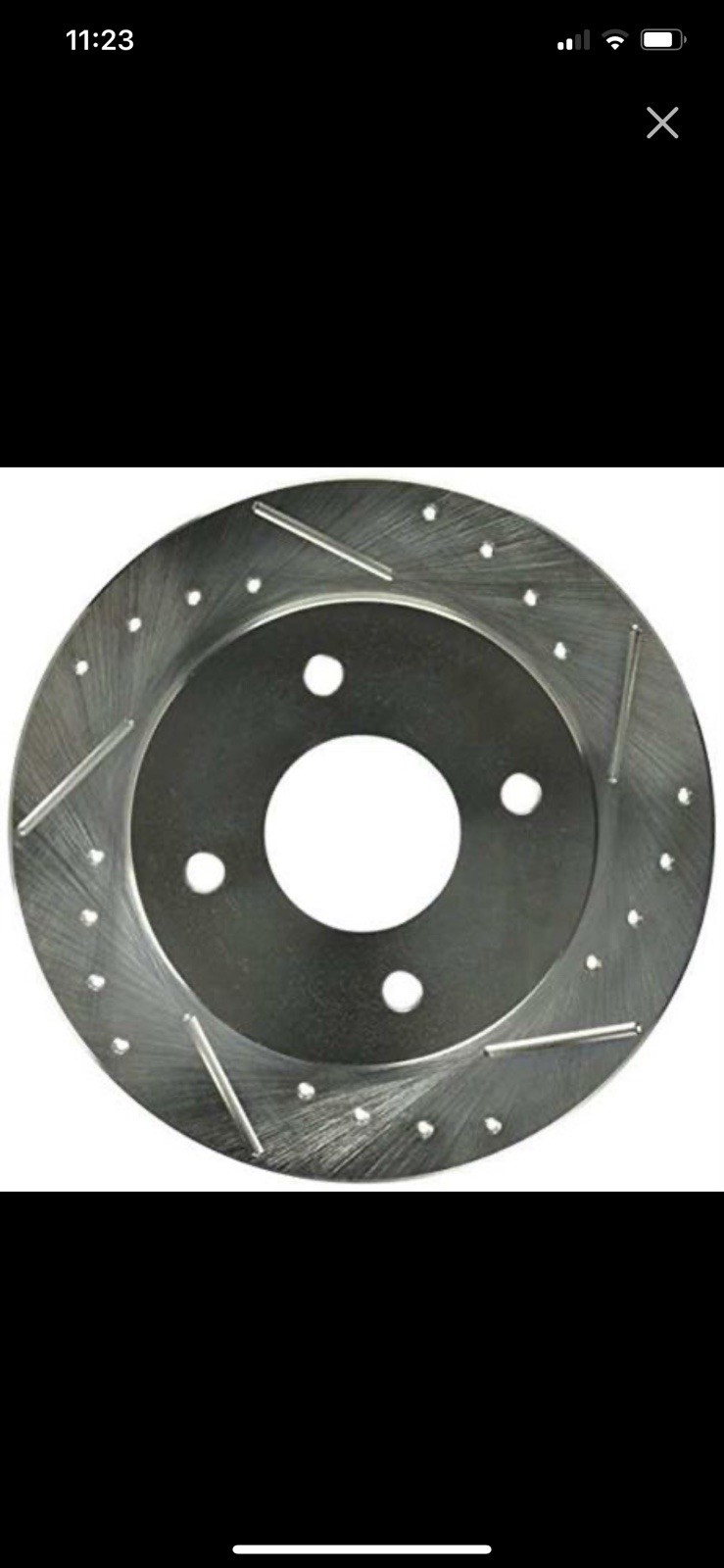 Power Stop Evolution Drilled & Slotted Rotors BRAND NEW 1 in the box