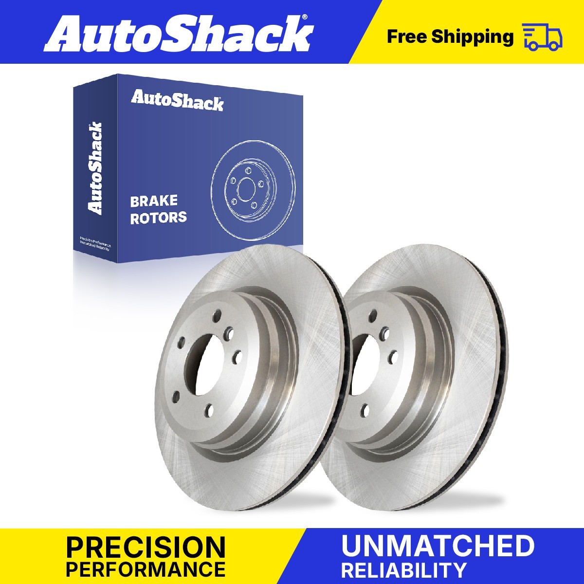 Rear Brake Rotors Pair for BMW, 335i 2007-2013, RWD L6 3.0L
