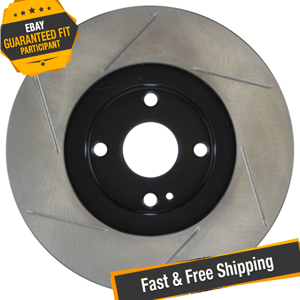 StopTech 126.45061SL Slotted Front Driver Side Brake Rotor for 01-05 Mazda Miata
