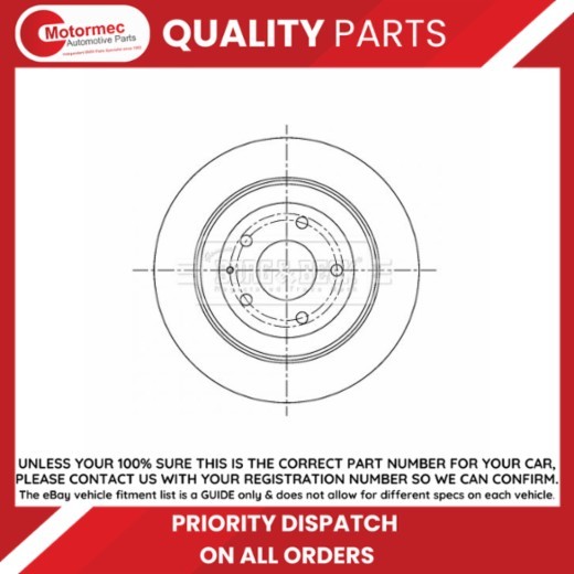 Borg & Beck brake disc pair – BBD5303