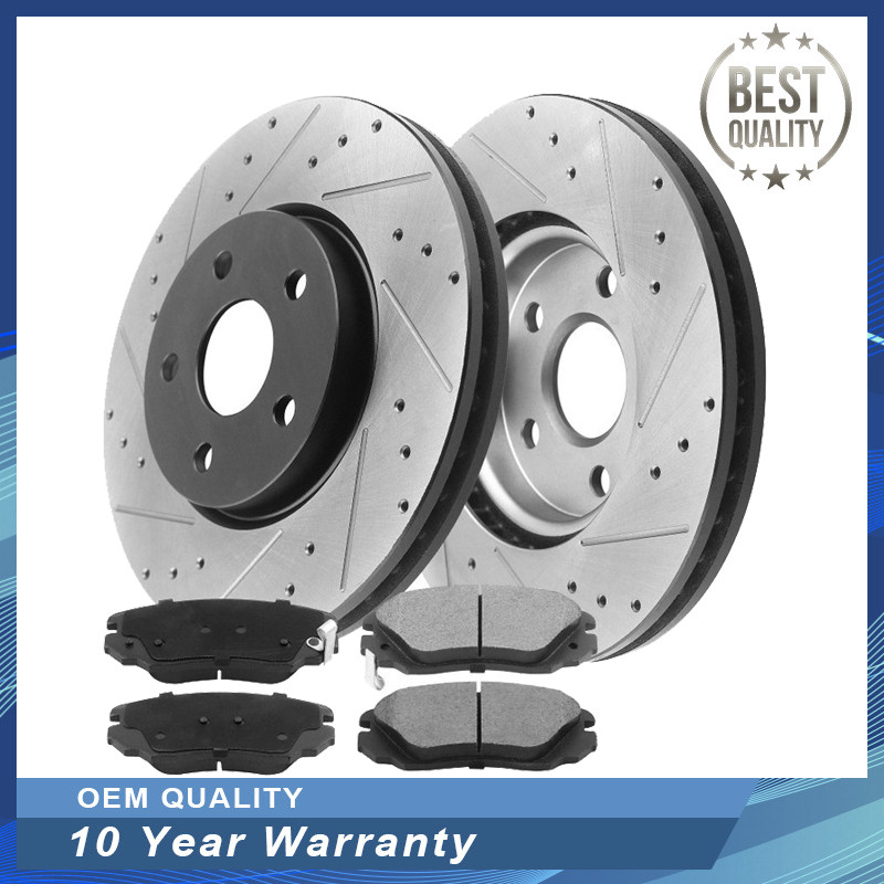 For Chevrolet Equinox Brake Rotors with Pads Rear Disc Rotors 303mm 5 Lugs 10-17