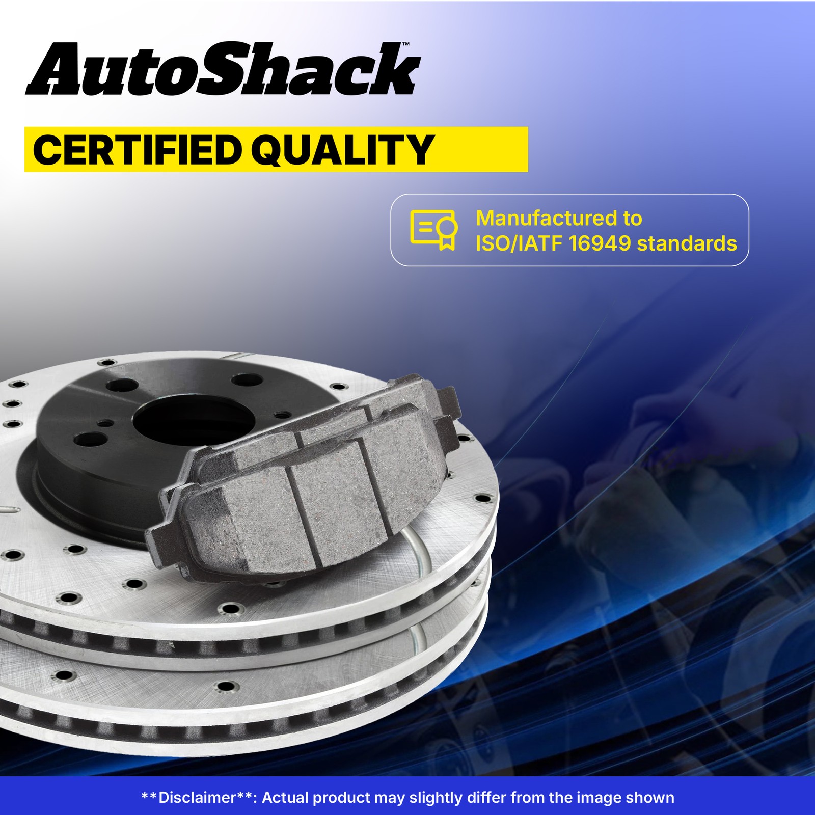 Front Drilled Slotted Brake Rotors Black & Pads for Dodge Dakota Durango 4.7L