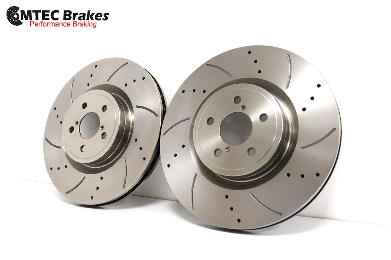 Front Brake Discs 326mm Compatible With Impreza Wrx Sti WR1 5 x 100mm Pcd