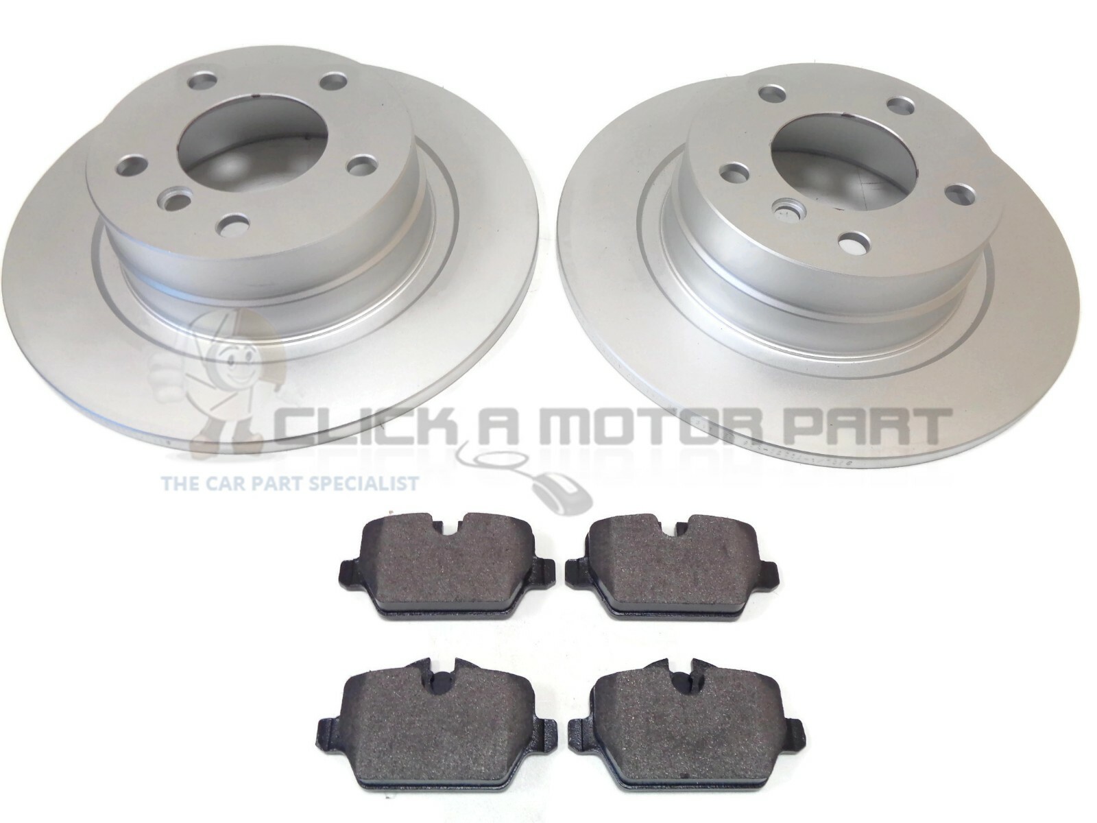 BMW E90 320i SALOON 2005-2011 REAR 2 BRAKE DISCS & PADS SET NEW