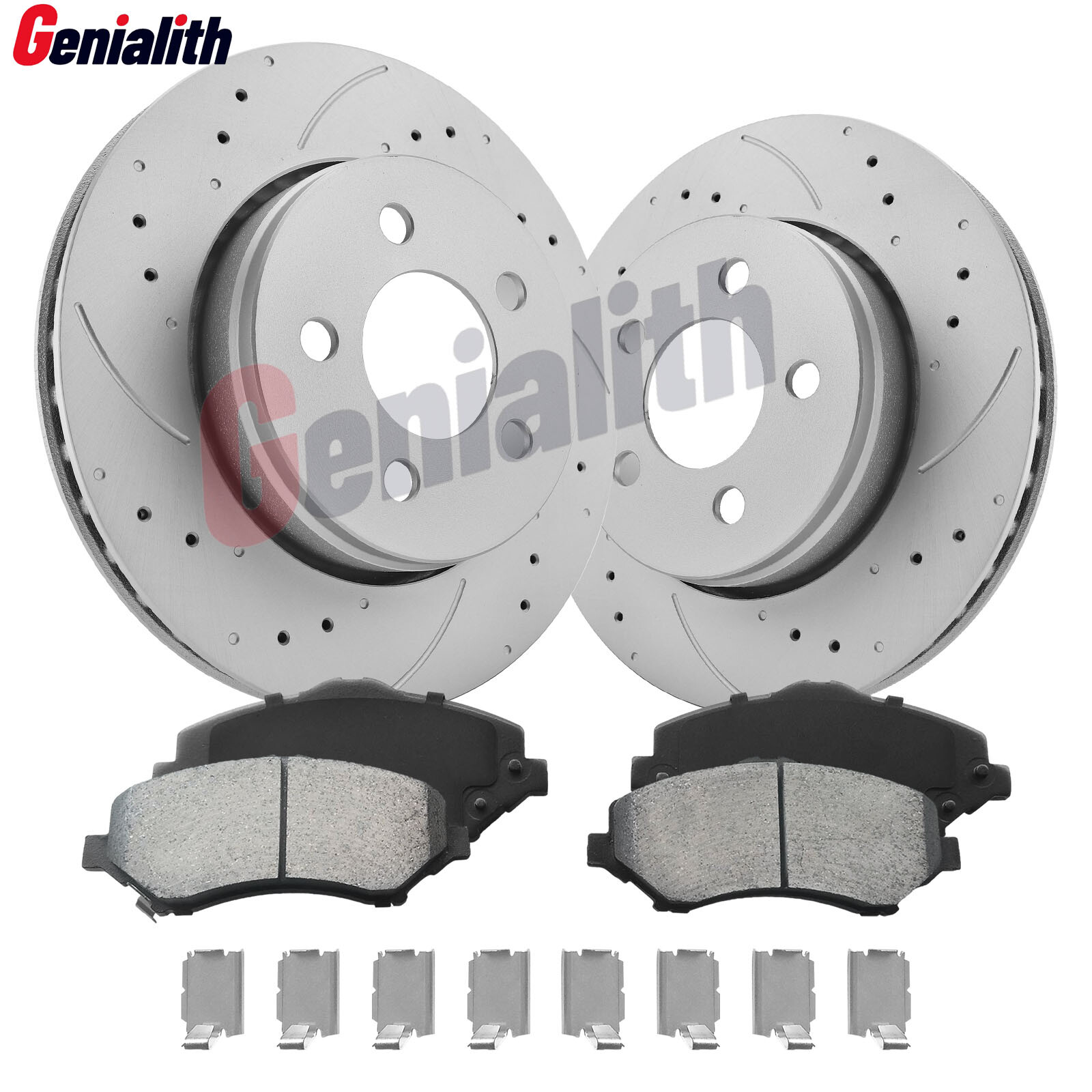 Front Brake Rotors & Pads for 2008-2012 Jeep Liberty 2007-2011 Dodge Nitro 3.7L