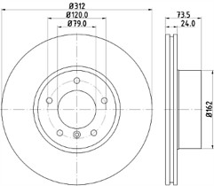 Drivemaster DMD138 Front Brake Discs x2 FITS BMW SERIES 3 AND X1