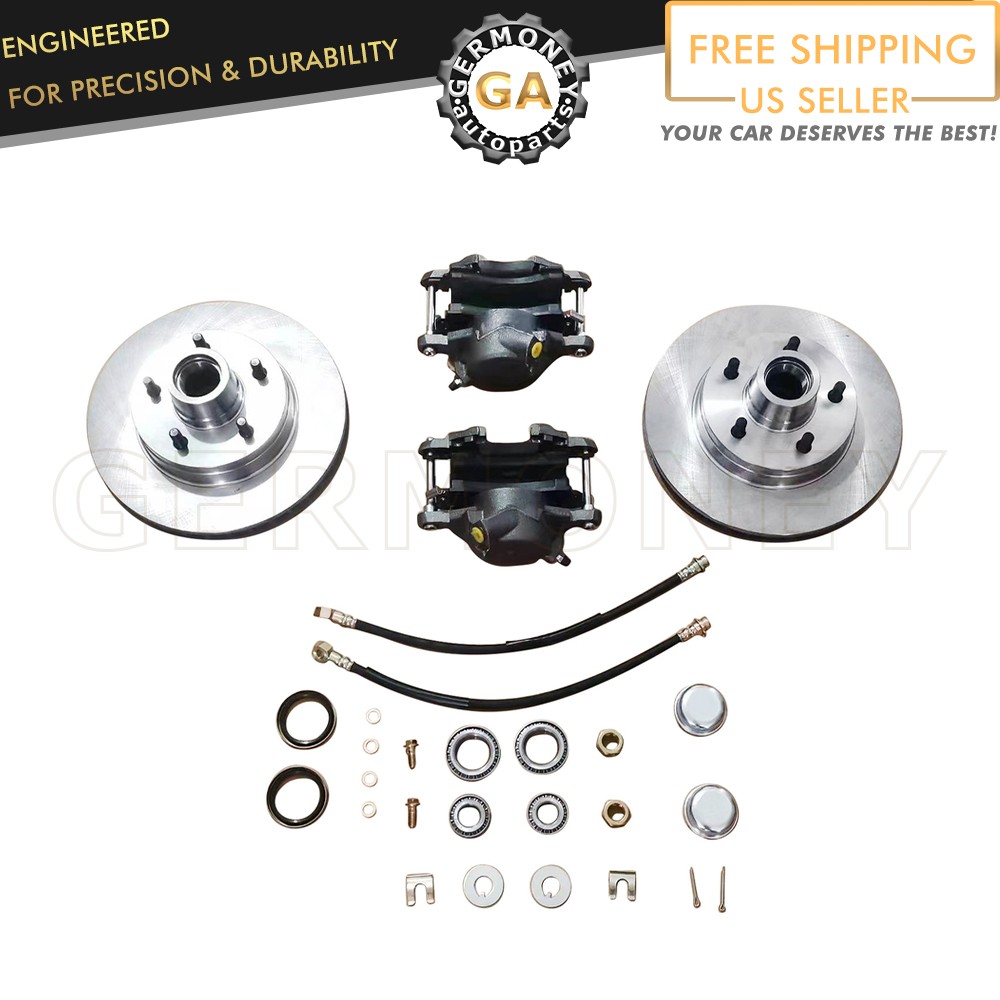 Front Conversion Wheel Component Truck Disc Brake Kit 5 Lug For 1960-1972 Chevy