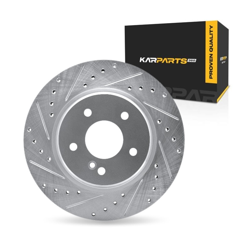 For Mercedes-Benz E55 AMG 1999-2002 Brake Rotor | Silver | 5 Stud/Lug Holes
