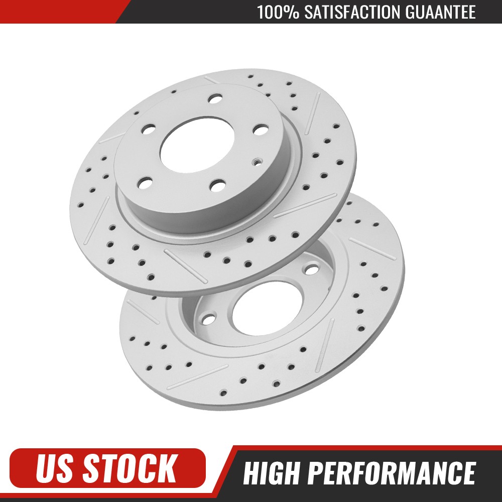 Rear Brake Disc Rotors Kit For Mazda 3 Sport 2014 – 2021 Cx-3 2019 – 2021 Cx-30