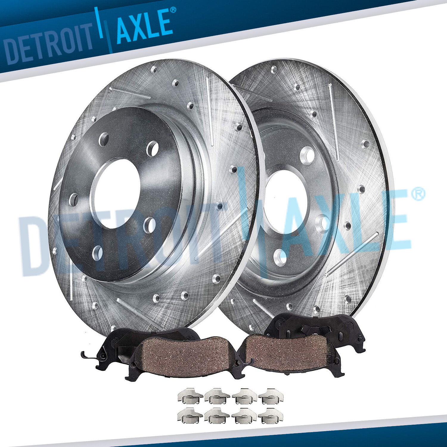 Rear Brake Rotors & Brakes Pads Ford Flex SE Rotor & Pad kit