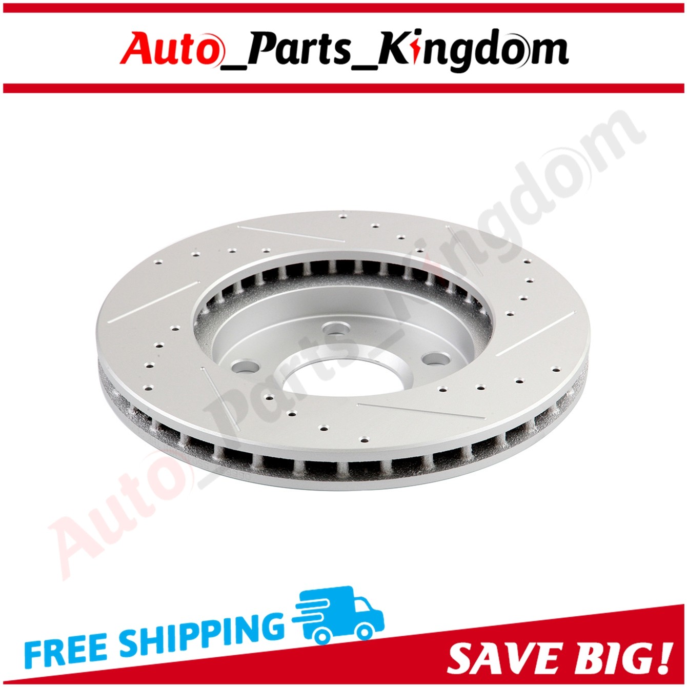 For 1997-2001 2002 2003 Chevy Malibu Front Brake Rotors & Ceramic Pads