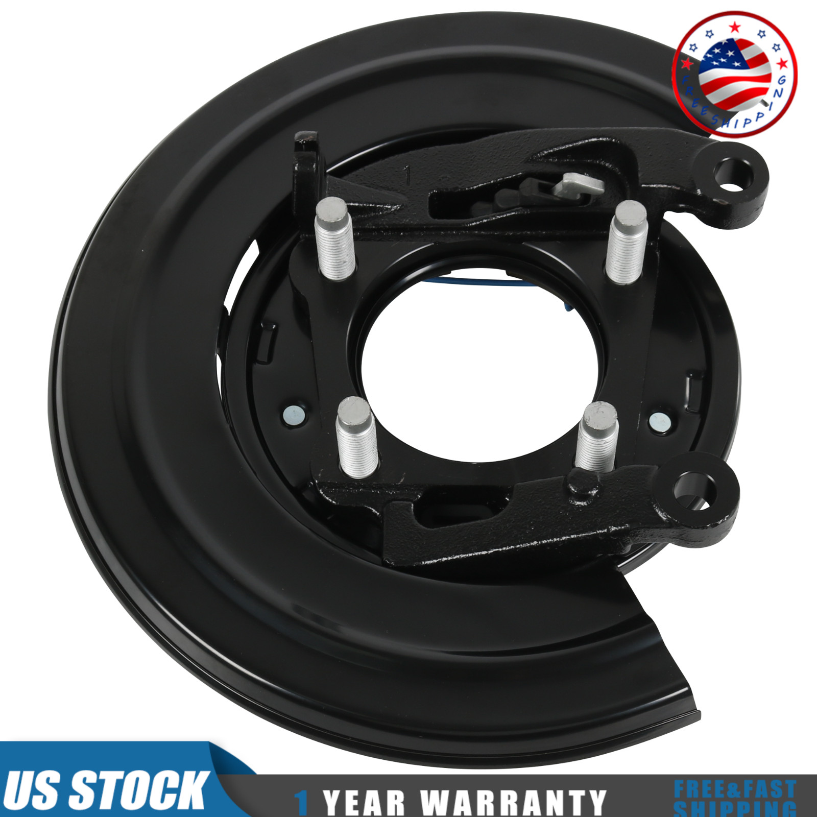 Rear Passenger Parking Brake Assembly For Ford F-250 Super Duty w/ Backing Plate