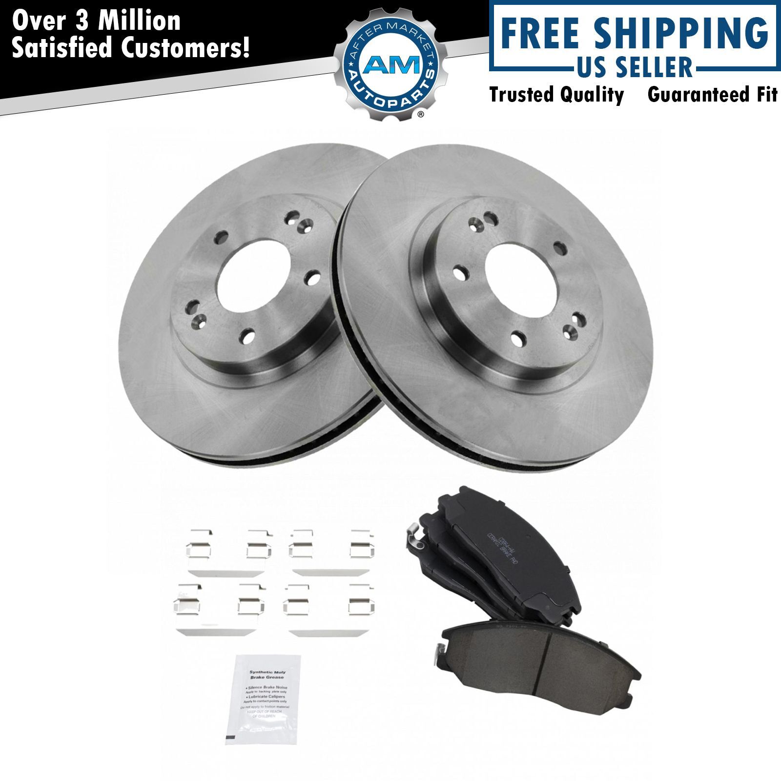 Front Premium Posi Ceramic Brake Pads & Rotor Kit for Hyundai Santa Fe SUV