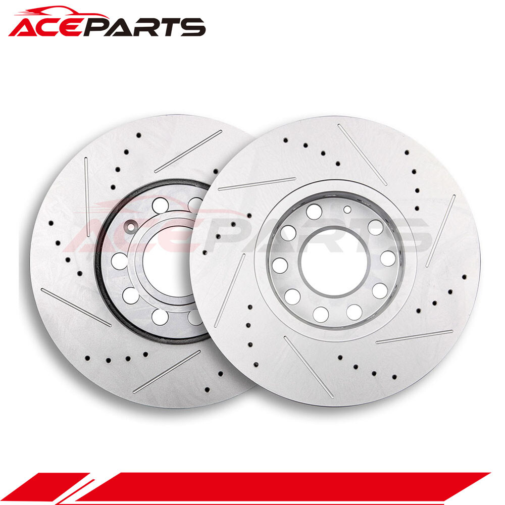 FRONT BRAKE ROTORS FOR AUDI 100 QUATTRO AUDI A4 QUATTRO VOLKSWAGEN PASSAT DRILL