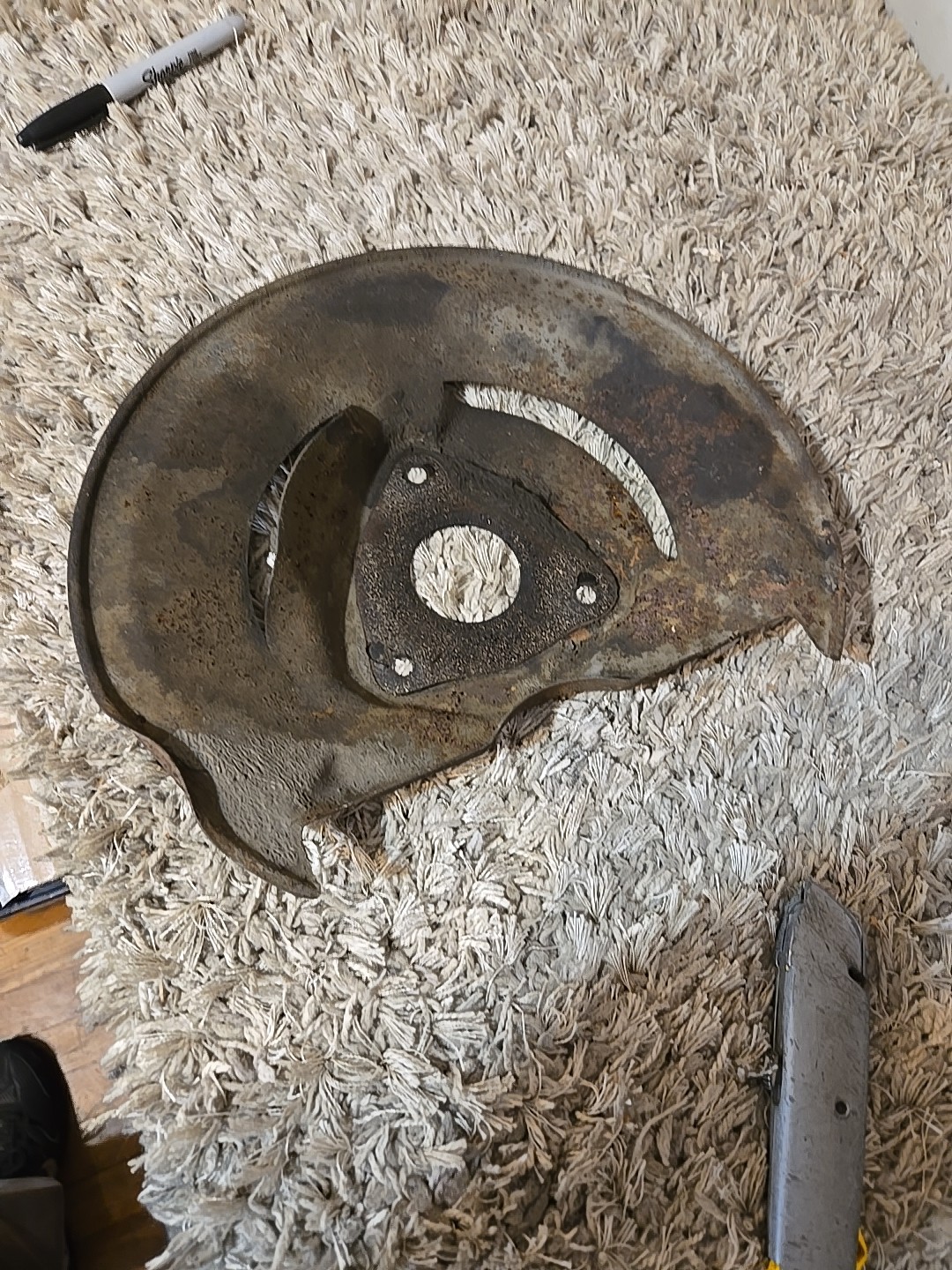 1968 1969 1970 1971 1972 1973 Ford Mustang Cougar Mach 1 Disc Brake Dust Shield