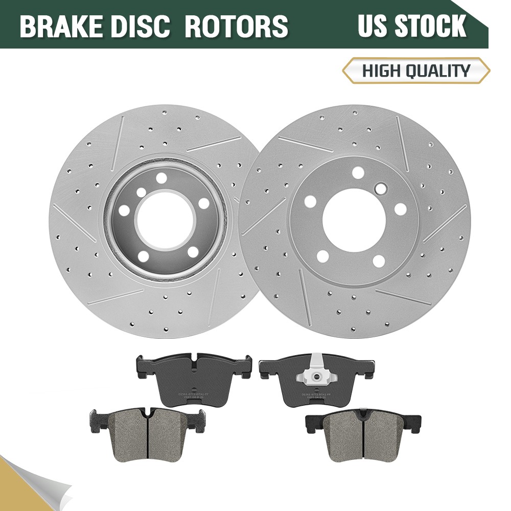Front Drilled Rotors And Brake Pads for BMW 228i 320i xDrive 328 328i xDrive