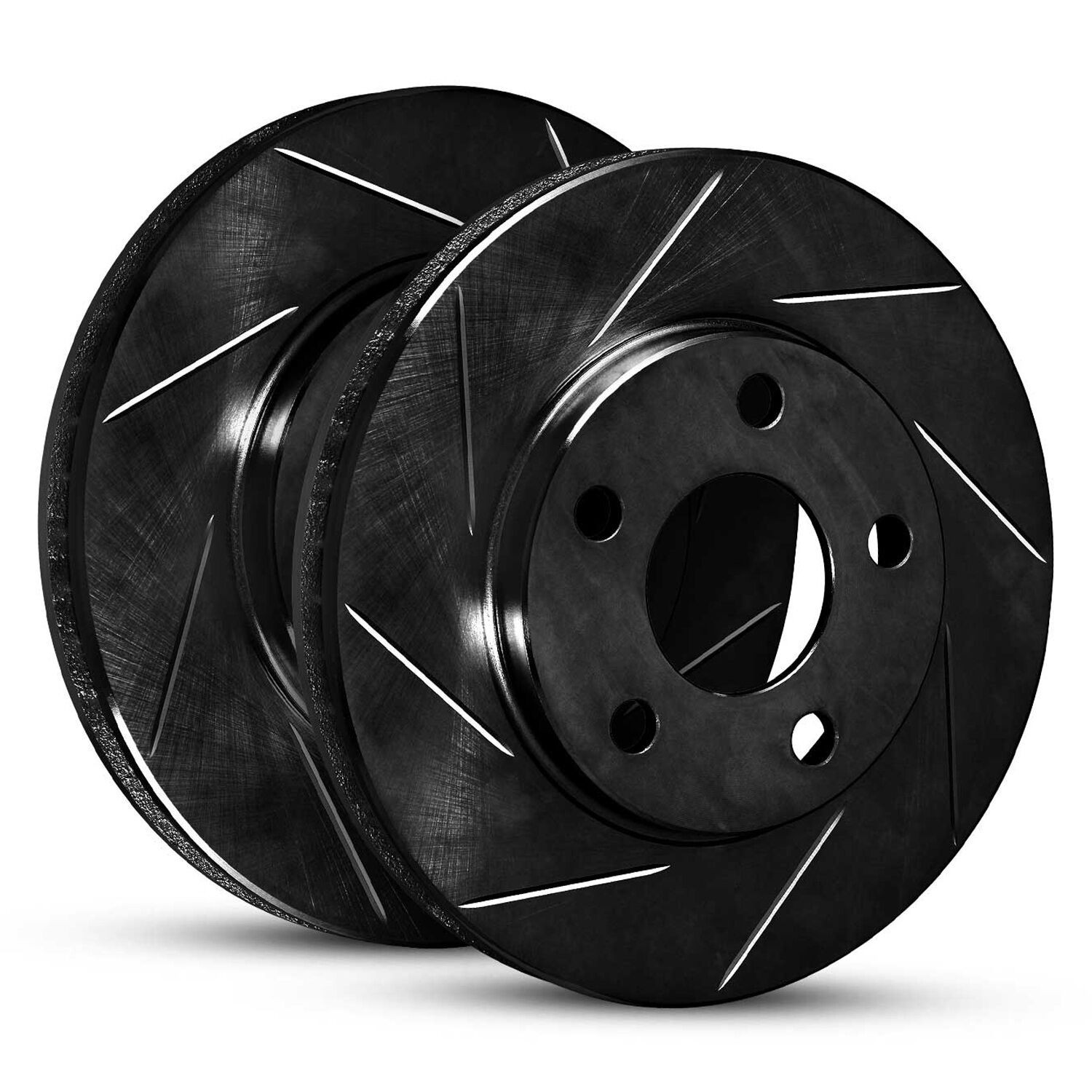 For Pontiac Sunbird 76-80 R1 Concepts WCPN1-52002 Slotted Front Brake Rotor Set