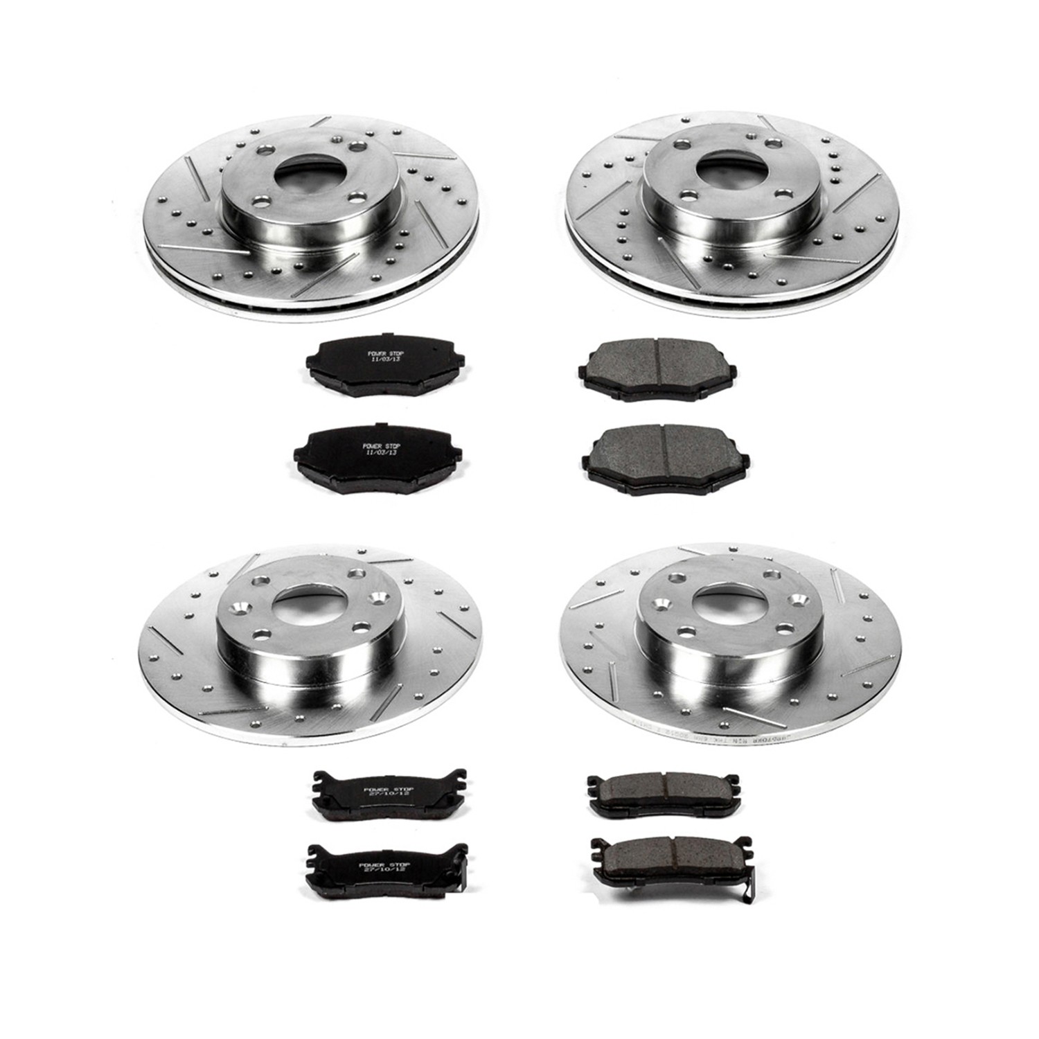 Power Stop for 94-97 Mazda Miata Front & Rear Z23 Evolution Sport Brake Kit