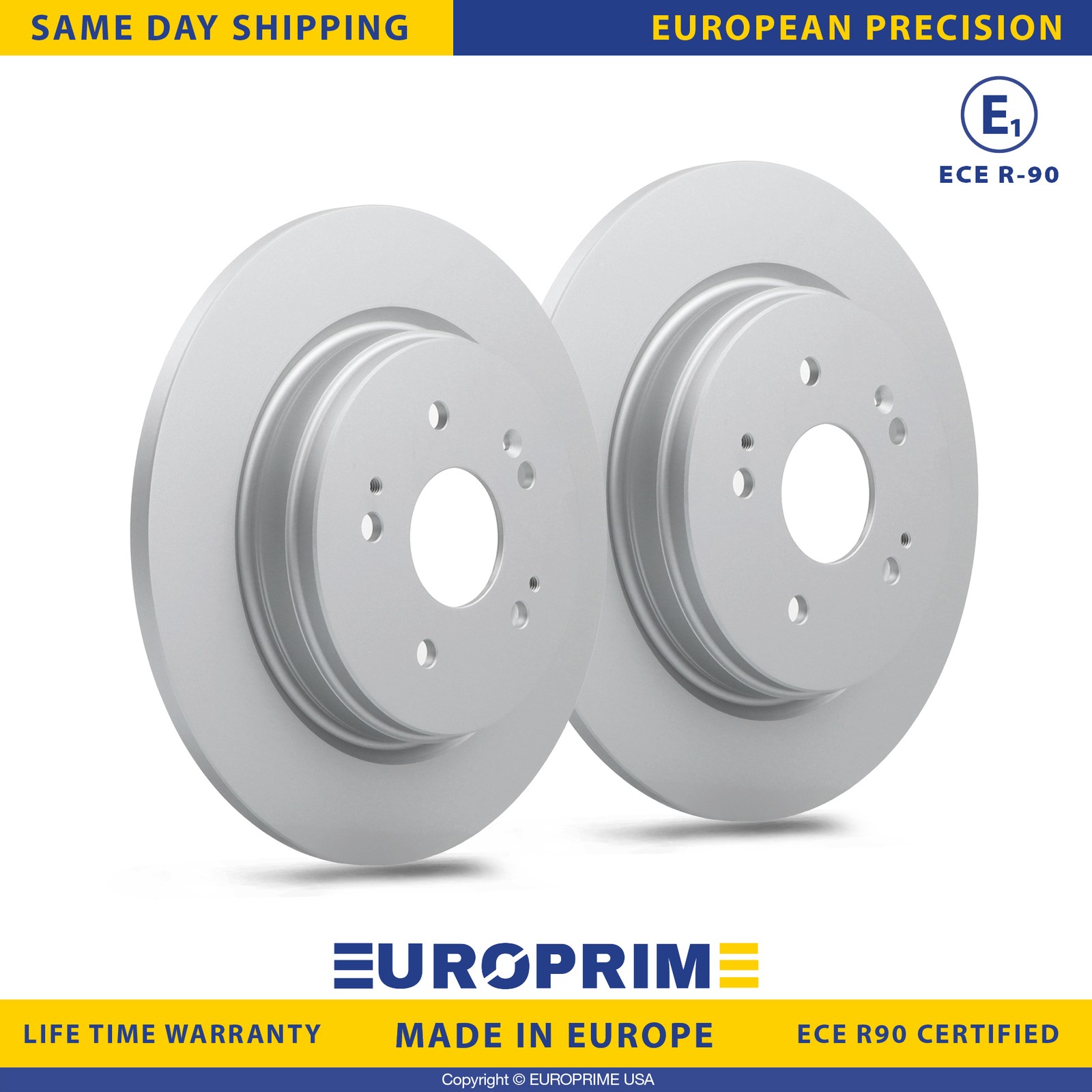 12.2 inch Rear Brake Rotors Set for 19-24 Acura RDX 23-24 Honda HR-V Replacement