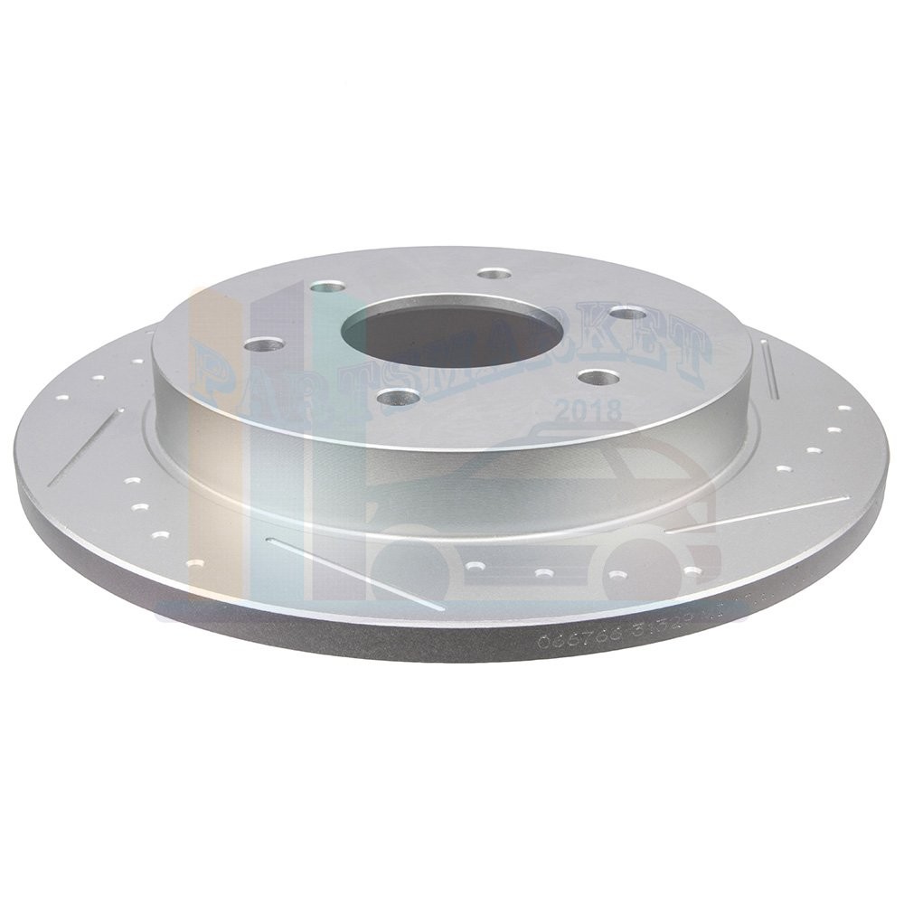 2X Rear Discs Brake Rotors For 2004 2005 2006 2007 -2015 Titan G3000 Casting