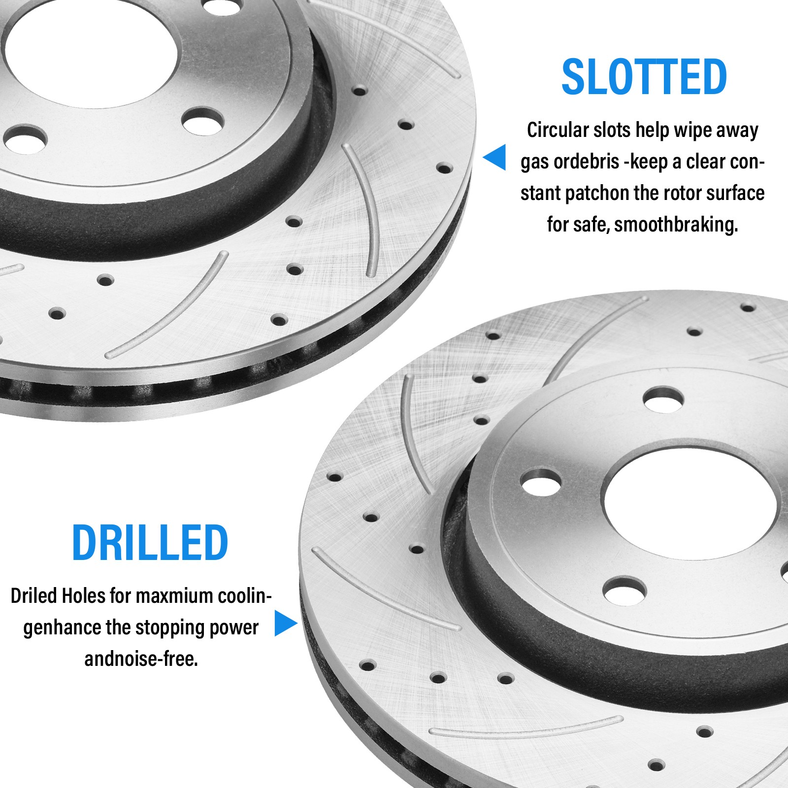 12.99″ Front Drilled Disc Rotors for Jeep Grand Cherokee