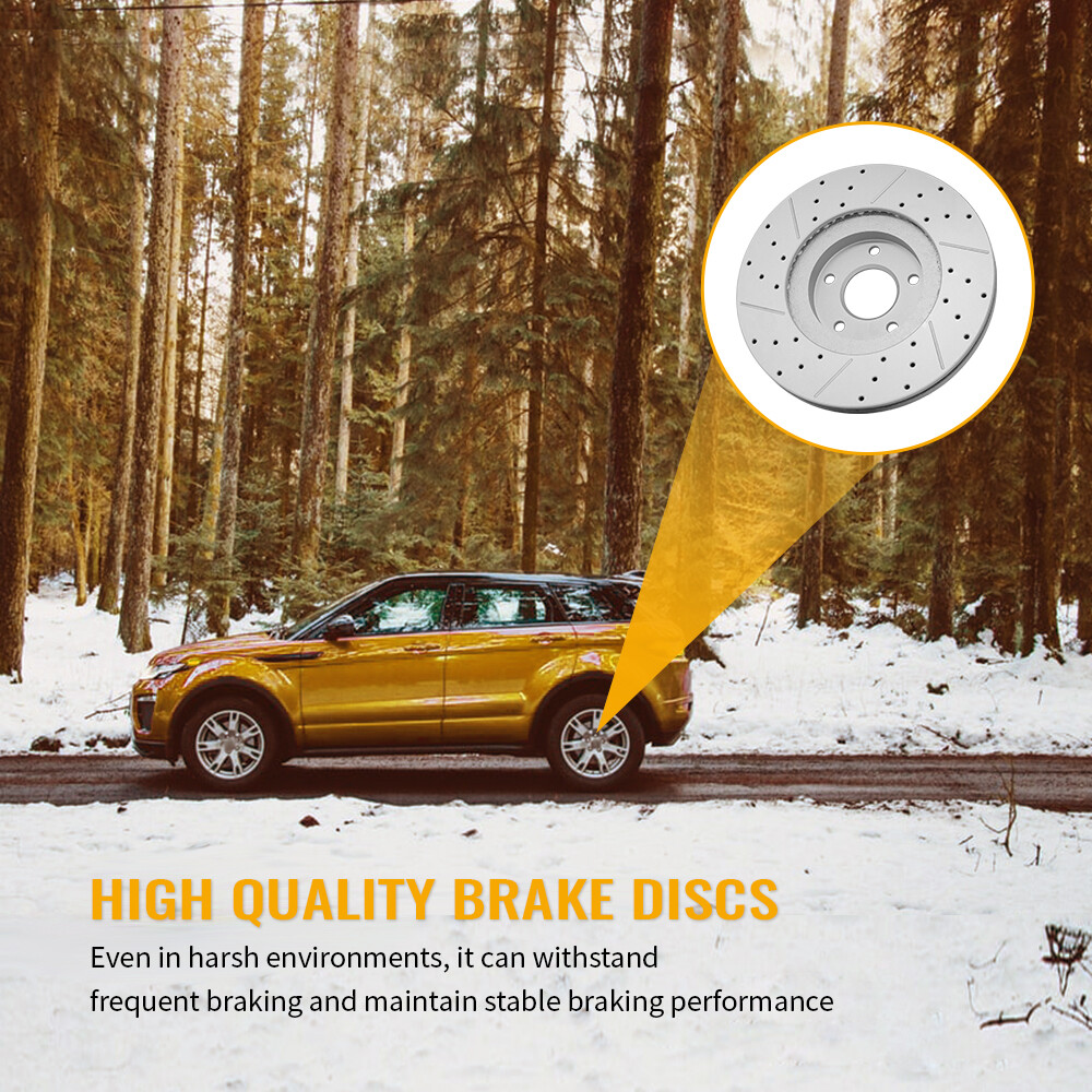 Front Disc Brake Rotors for Elantra Veloster Kia Forte Koup Soul Q70 350Z 370Z