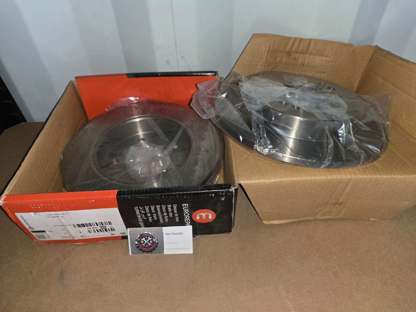 Genuine Eurorepar Hyundai IX20 Kia Venga 10 – 19 Rear Brake Discs Set 1642769880