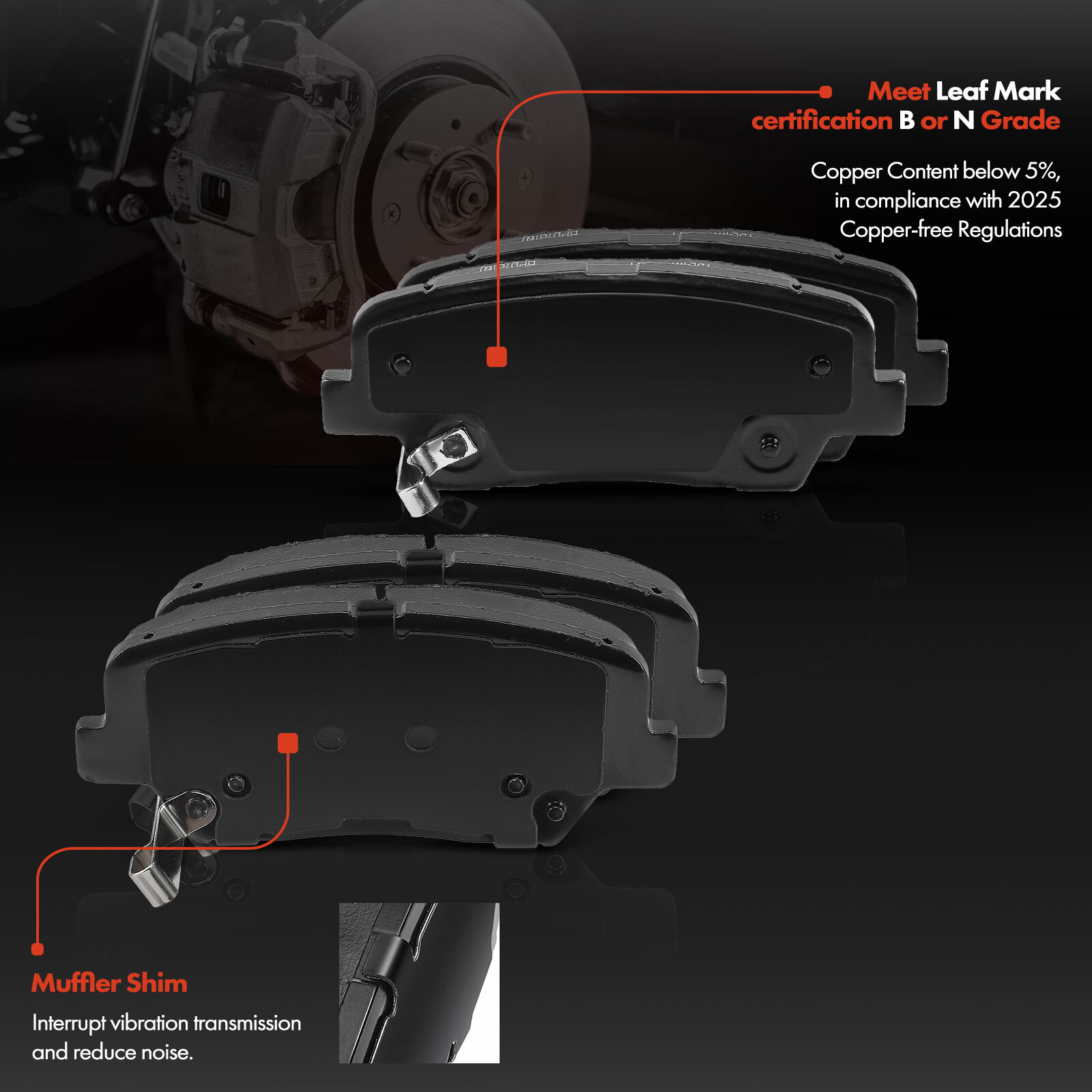 12x Front & Rear Side Disc Brake Rotor & Pad for Kia Sorento 2016 2017 2018-2019