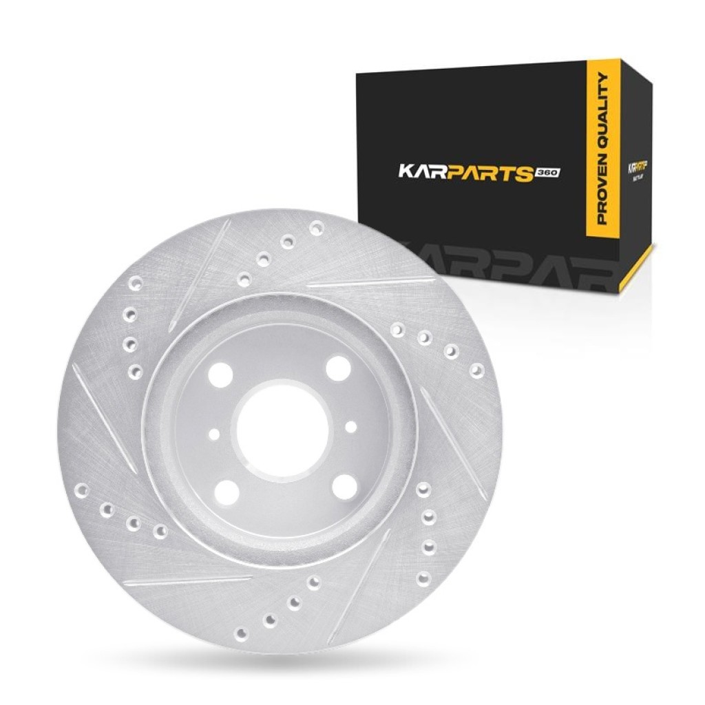 For Scion iQ 2013 Brake Rotor | Silver | 255 mm. / 10.04 inch Outside Diameter