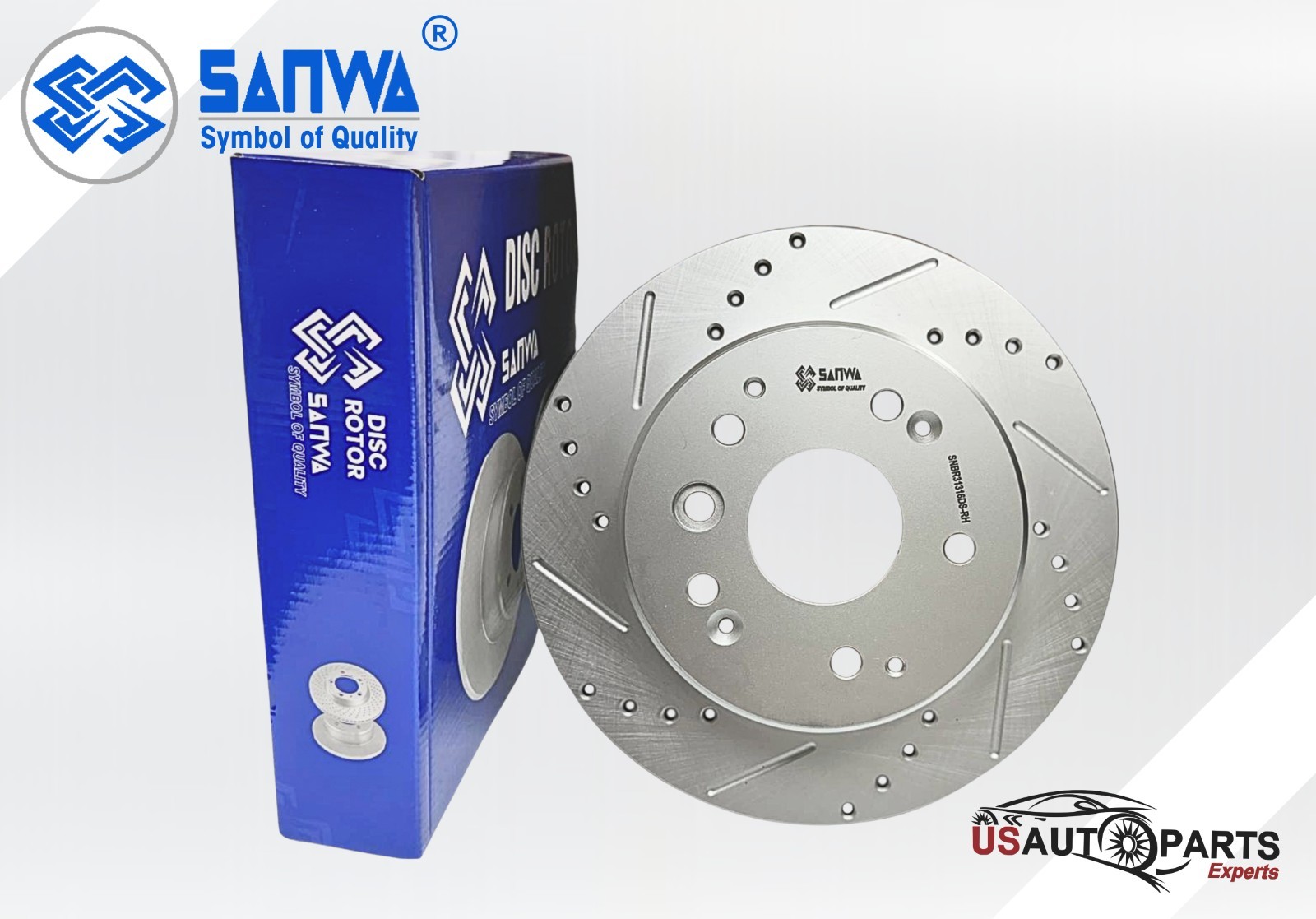 REAR RH BRAKE ROTOR SOLID & GEOMET COATED D&S 282MM FOR HONDA ELEMENT 03-11 2.4L