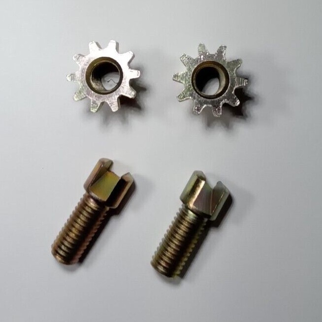 BRAKE SHOE ADJUSTING SCREWS & STAR NUT ADJUSTERS SET 1965-1979 VW T1 BUG BEETLE