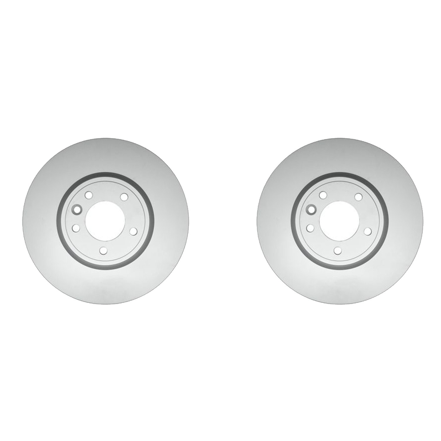 Hella Pair Set of Front 349mm Disc Brake Rotors For Discovery Range Rover Sport