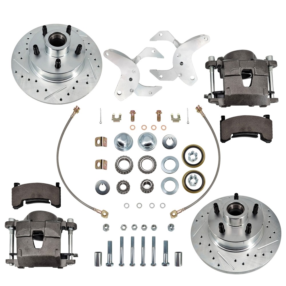 New 11″ Drilled and slotted Rotor For Ford Thunderbird Disc Brake Conversion Kit