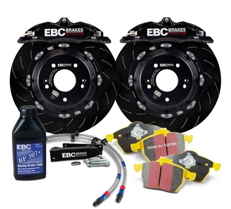EBC 4 Pistons 330x28mm BBK Big Brake Kit for Mini R50 R52 R53 1.6SS [Black]