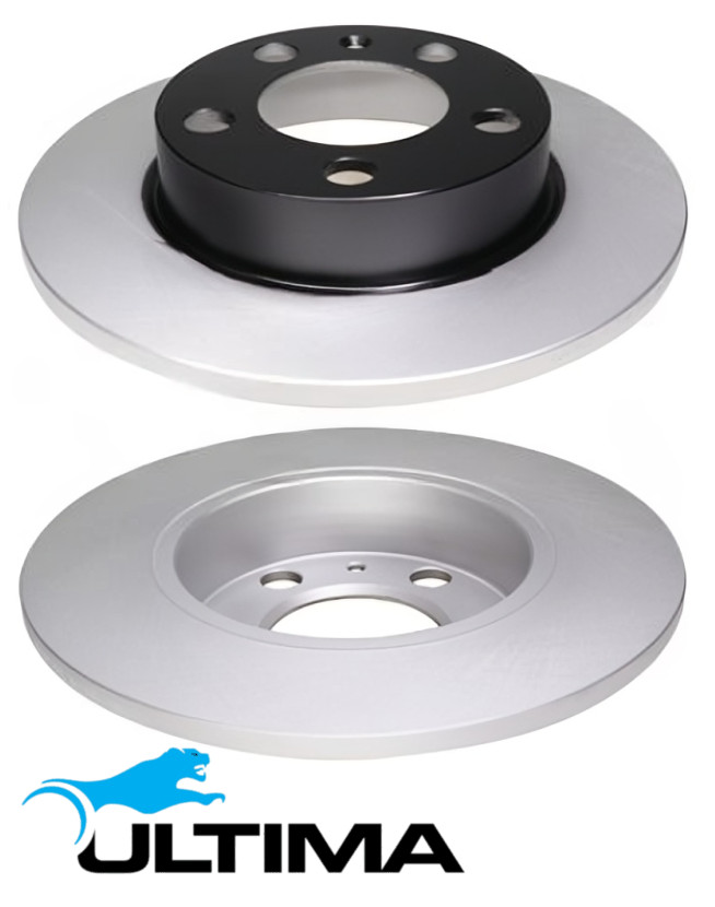 ULTIMA REAR SOLID DISC BRAKE ROTOR SET FOR AUDI S3 8L APY AMK 1.8L I4 OD 232MM