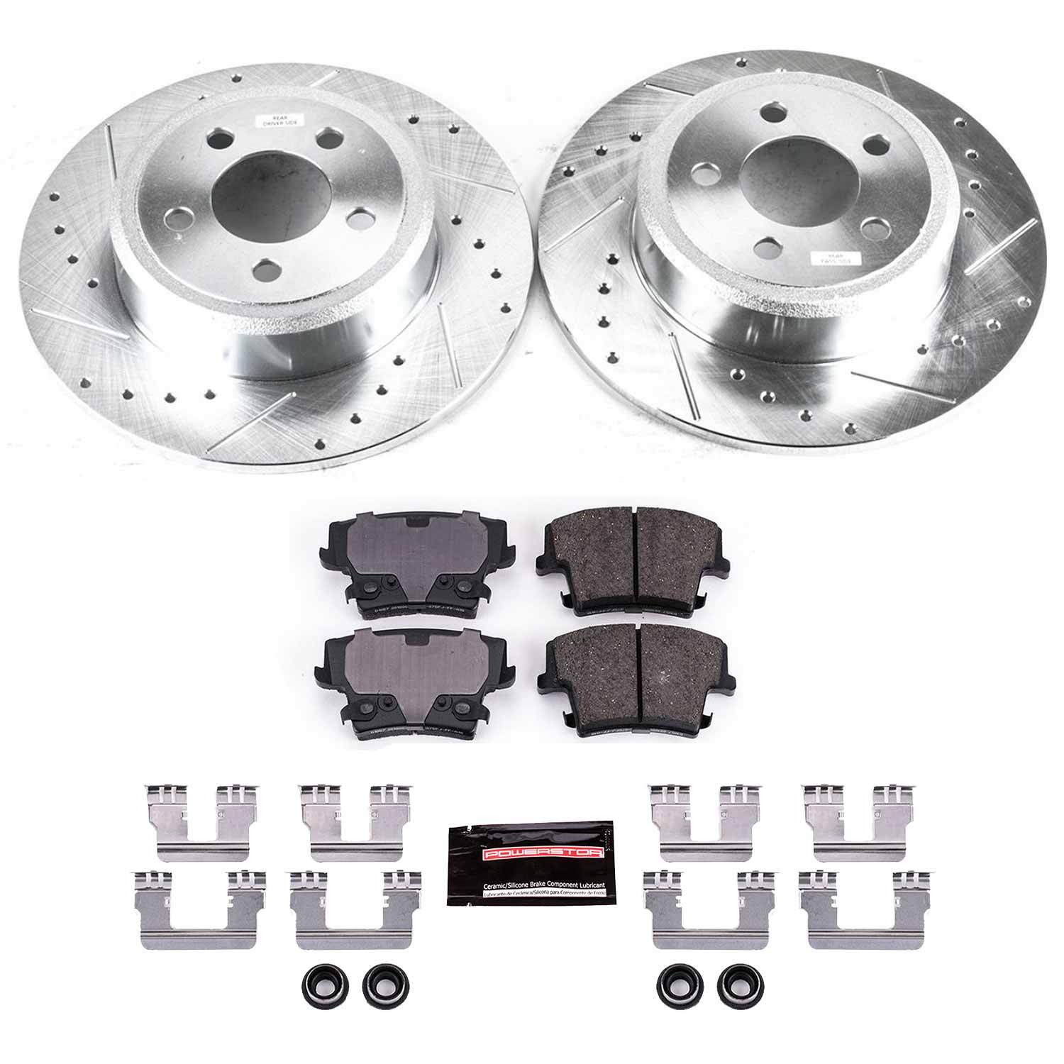 Power Stop K1719 1-Click Z23 Evolution Sport Brake Kit for 06-19 Dodge Charger