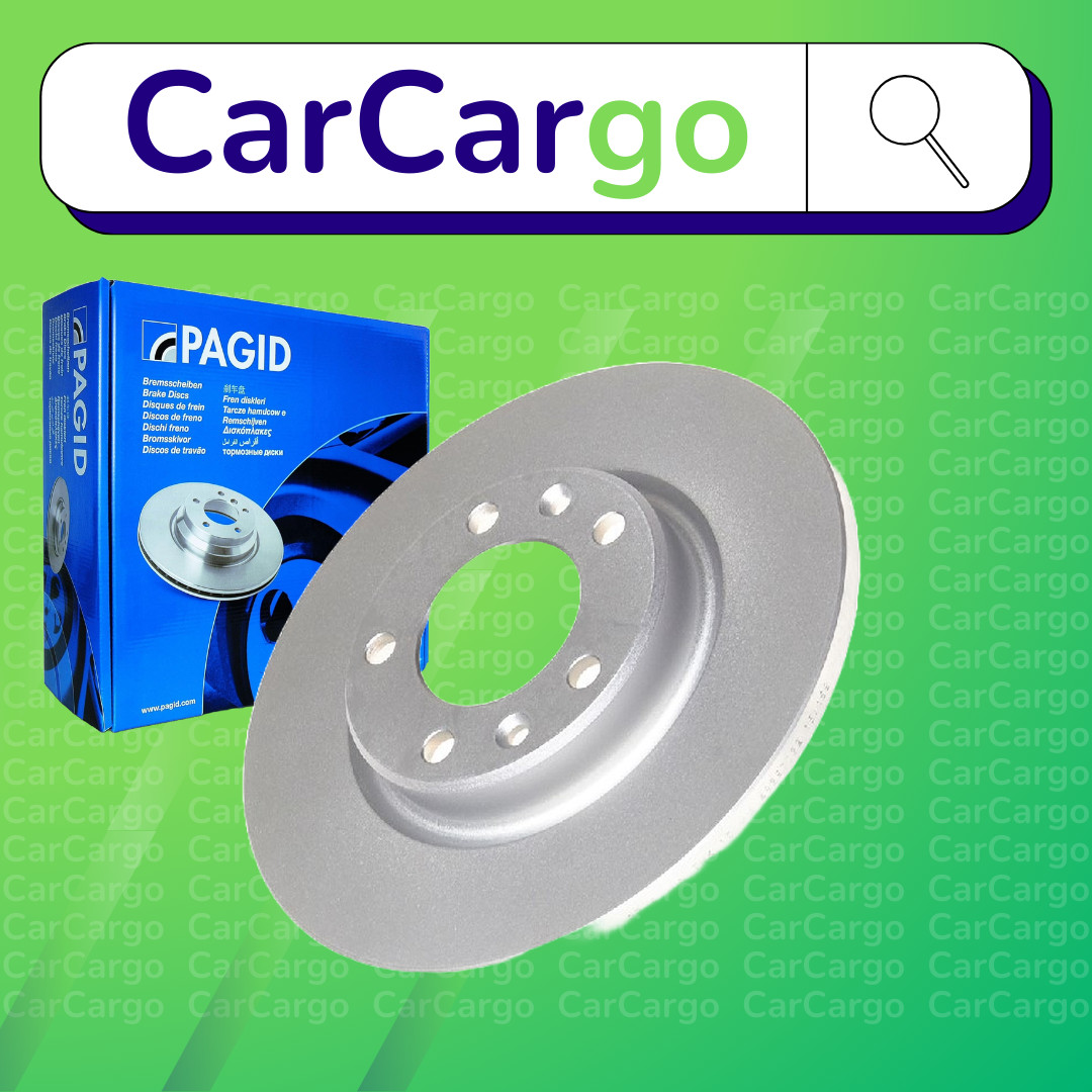 Pagid Solid Rear Brake Discs Pair For Peugeot 3008 1.6 THP 150 2017-2024 268 mm