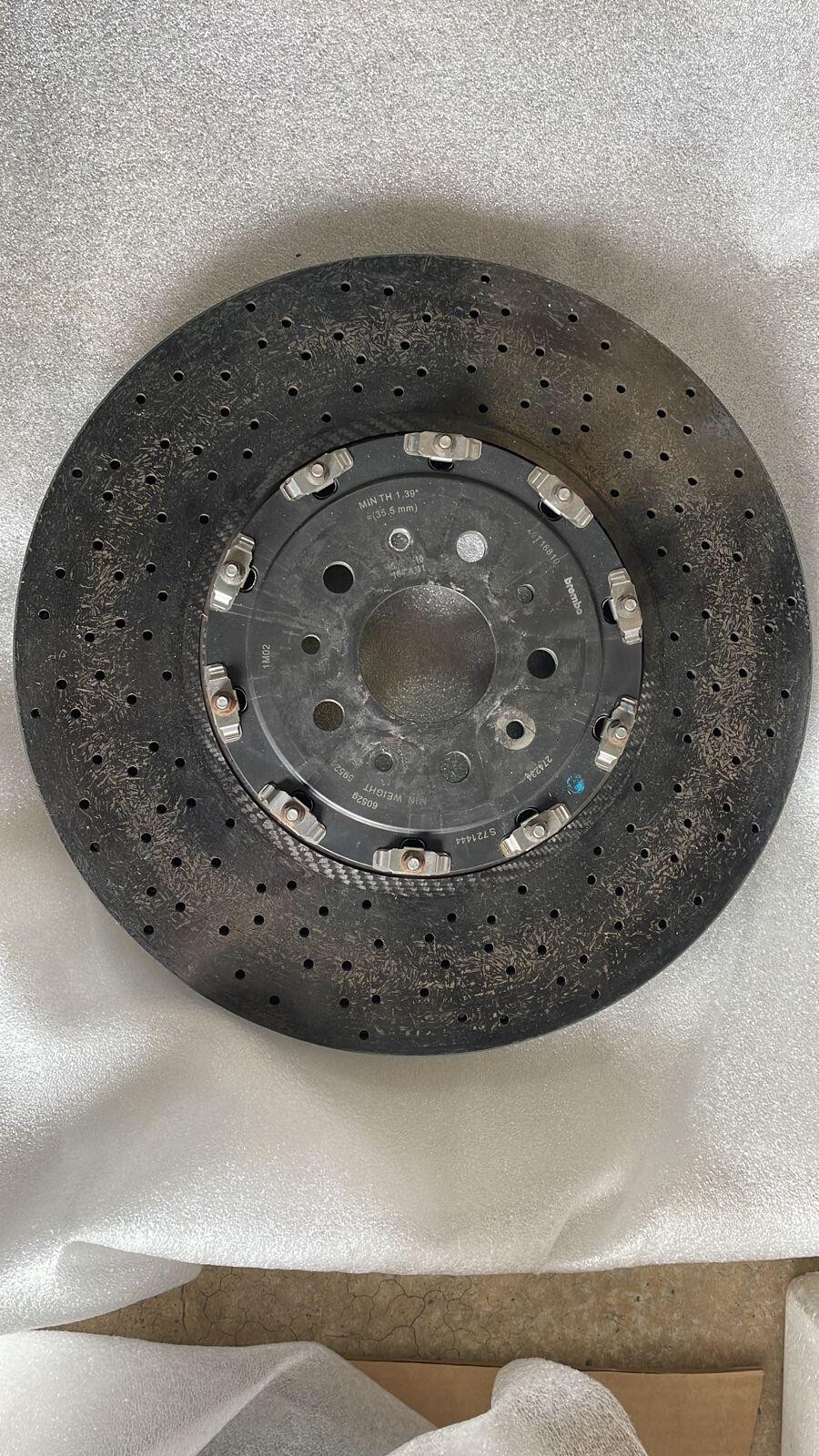 FERRARI 458 ITALIA FRONT CERAMIC DISC GENUINE P/N 273234