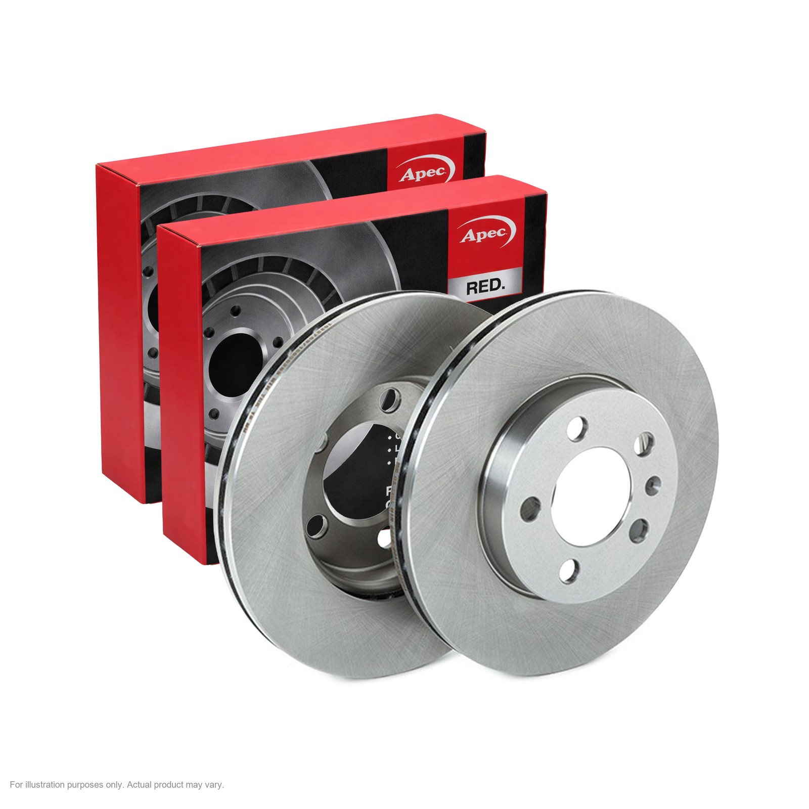 2x APEC Front Brake Discs For SEAT ARONA (KJ7, KJP) 1.6 TD 70kW/95HP/1598cc