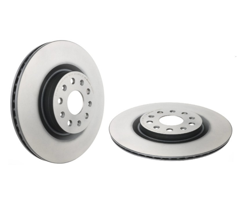 Brembo 09.N287.21 Prime UV Coated Vented Brake Rotors – Front Pair