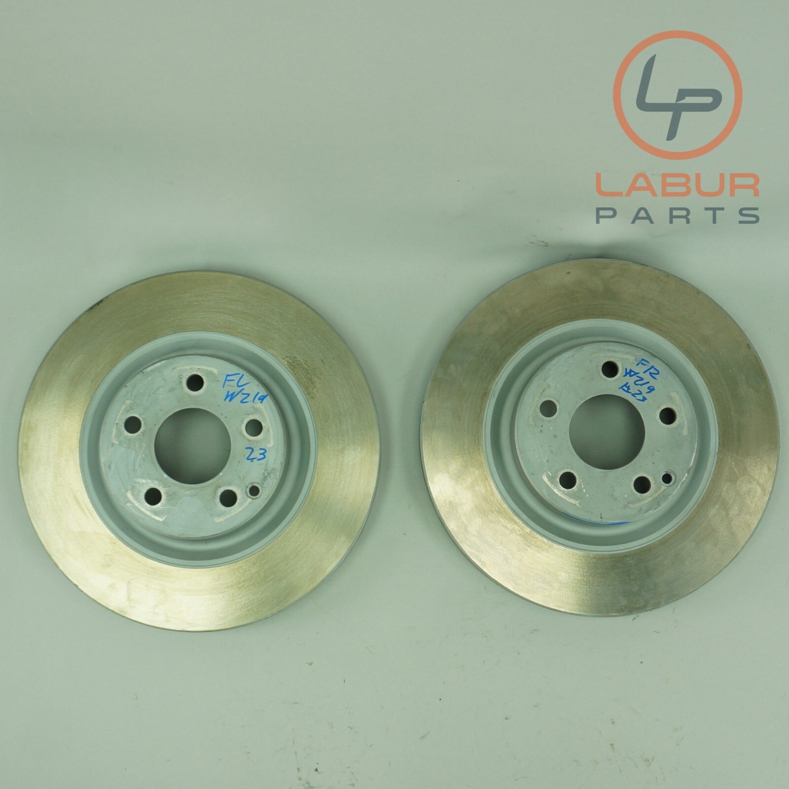 W219 03-11 Mercedes CLS E Class Front Left & Right Brake Disc Rotors Rotor Z6125
