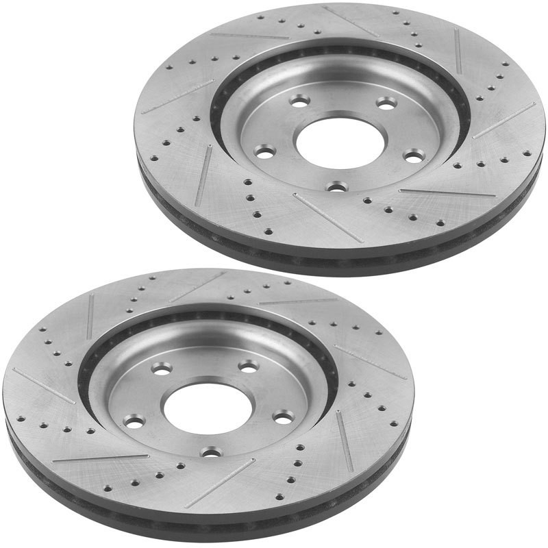 For Dodge Grand Caravan Brake Rotors with Pads Front 2012-2020 5 Lugs 330mm