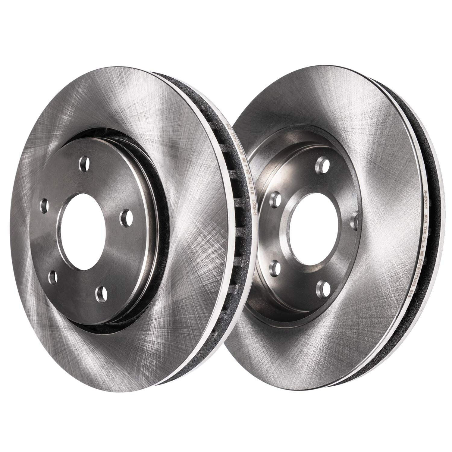 12.01″ (305mm) Front Disc Rotors and Ceramic Brake Pads for Volvo S60 S80 V70