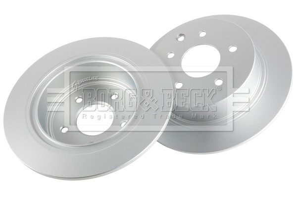 2x Brake Discs Pair Solid fits NISSAN PULSAR C13 1.5D Rear 2014 on K9K 292mm Set