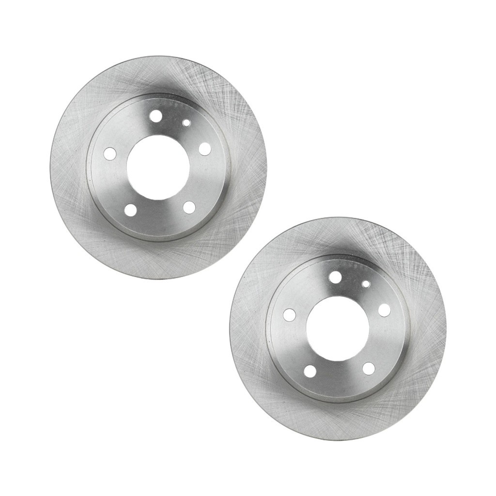 For Mazda 626 1993-1997 Brake Discs Rear 2-Wheel Set Cast Iron Natural | 5 Lugs