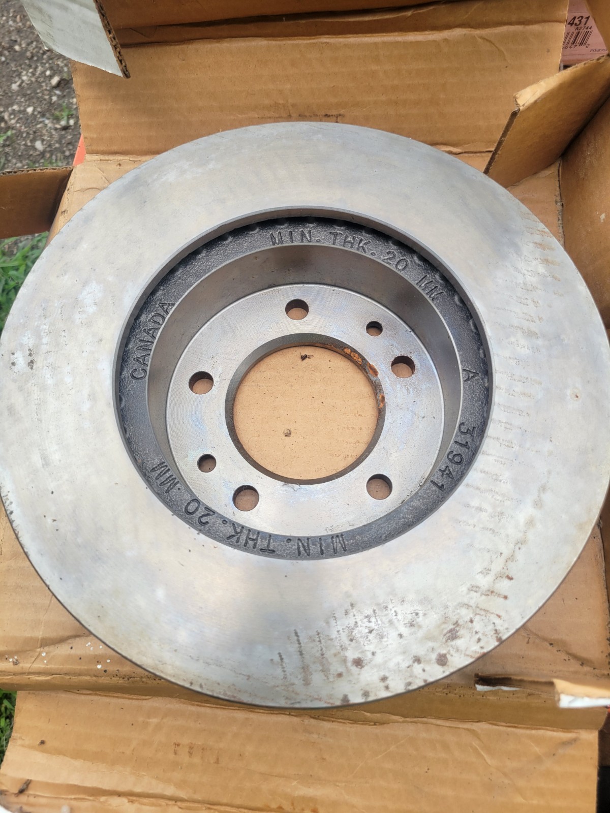 Frt Disc Brake Rotor ACDelco Advantage 18A431A